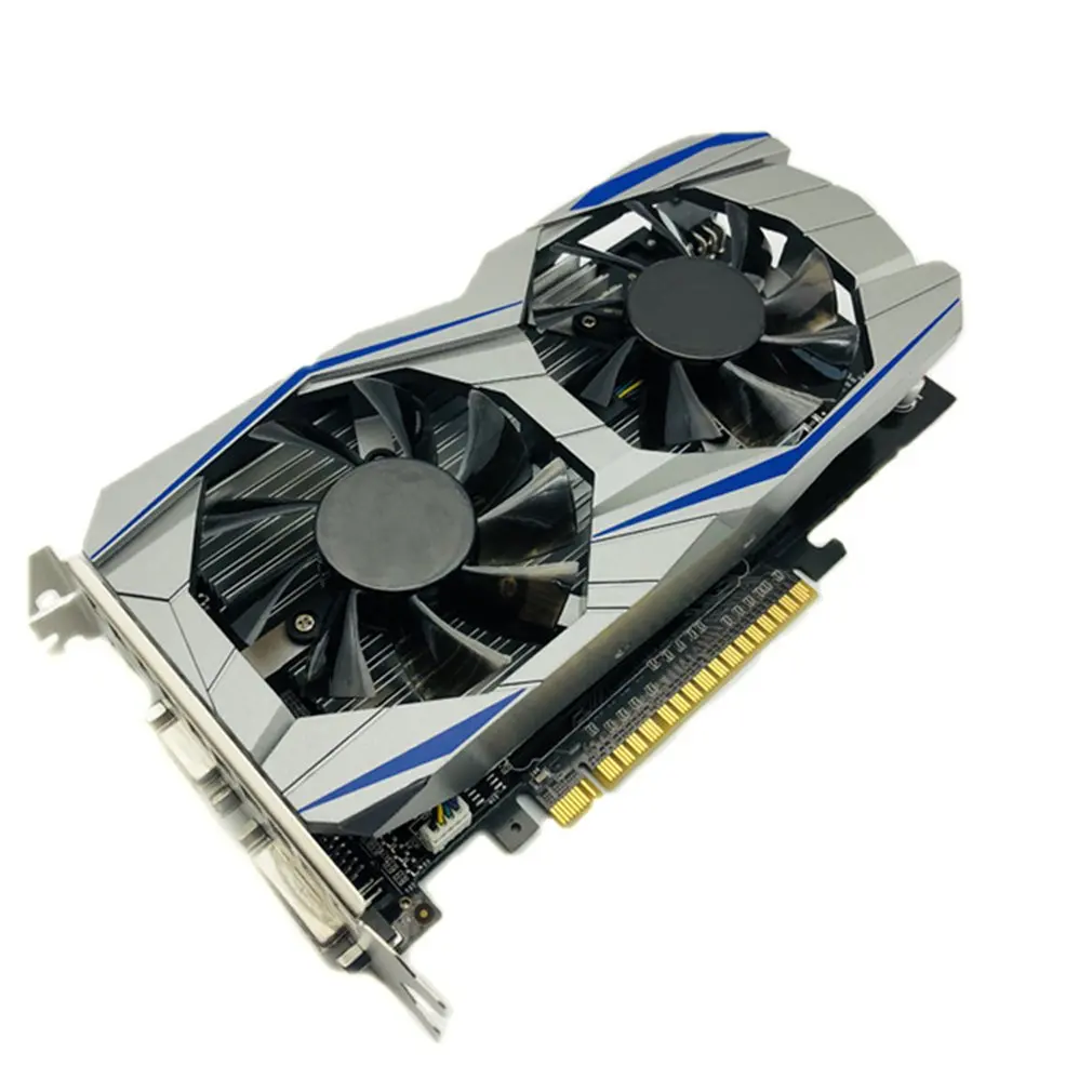 

Professional GTX1050TI2GB DDR5 Graphics Card Silver blue 128Bit HDMI DVI VGA GPU Game Video Card For NVIDIA PC Gaming
