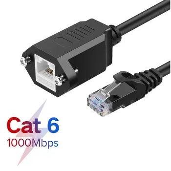 

RJ45 Cat 6 Ethernet Extension Cable Rj45 Cat6 Ethernet Lan Network Cable Male to Female Adapter for PC Laptop 0.5M 2M 3M