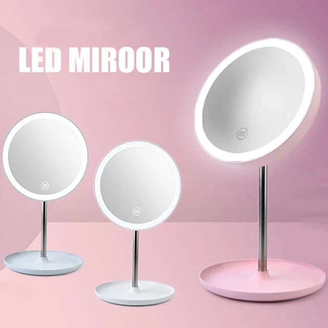 $US $31.71  Top Luxury High Quality Fashion Portable HD Makeup Mirror Light LED Light Makeup Vanity Mirror Tool