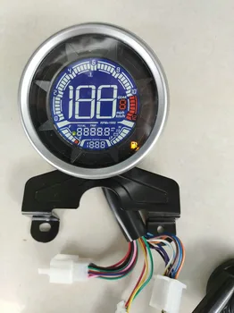 Online Free Shipping Modified LCD Instrument Odometer Speed Oil Belt Bracket 1-6 Gear Ultra Clear VA True Color Water Temperature ABS