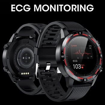 

L12 Smart Watch ECG Blood Pressure Blood Oxygen Tracker Sleep Tracker IP68 Waterproof Smartwatch Bluetooth Music Call PK L8Watch