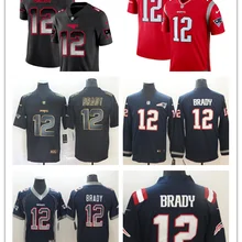 Все сшитые мужские wo Мужские Молодежные Детские футболки из Новой Англии Tom Brady 12