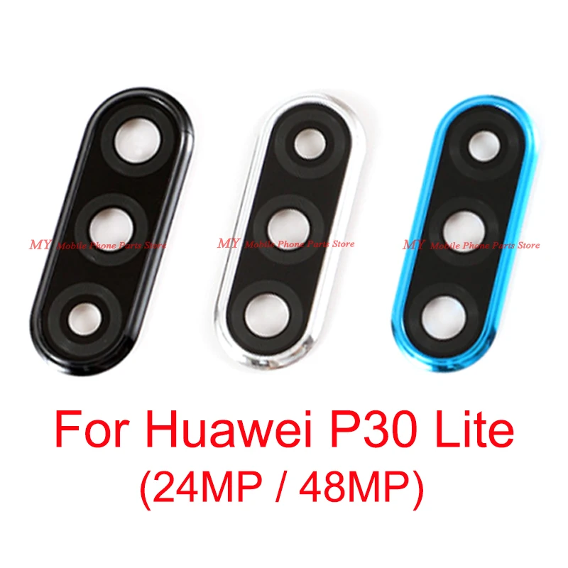 Для задней камеры Huawei P30 Lite P30lite / Nova 4E стеклянный корпус задняя крышка с