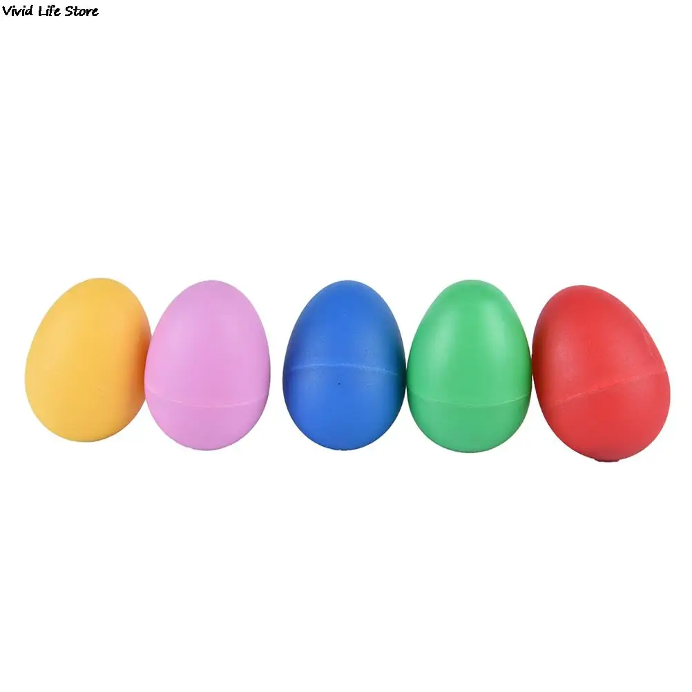 Plastic Percussion Maracas Shaker Musical Sound Egg Musical Instrument Baby