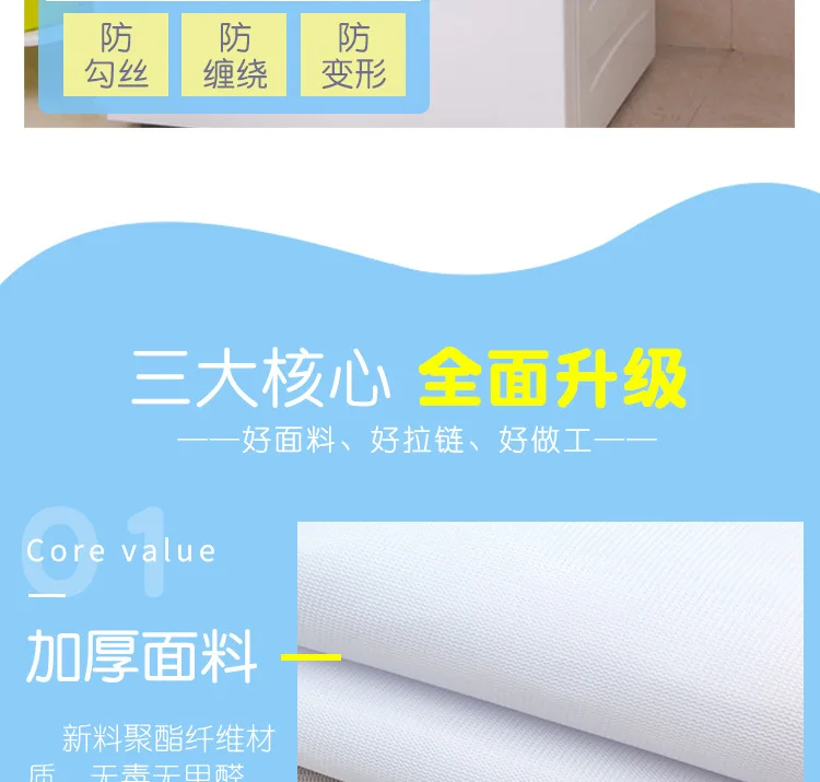 

Extra Large Laundry Bag Protection Laundry Bag Thickness Network Quilt Cover Curtain Machine Wash Anti-Transformation for No. Ex