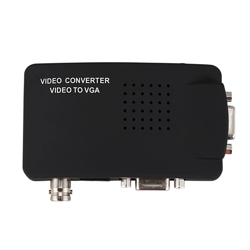 Разъем-переходник для камеры cctv s-видео VGa конвертер Вход To VGa Выход ноутбука компьютерные мониторы конвертер адаптер Поддержка PAL НТС штепсельная вилка европейского стандарта
