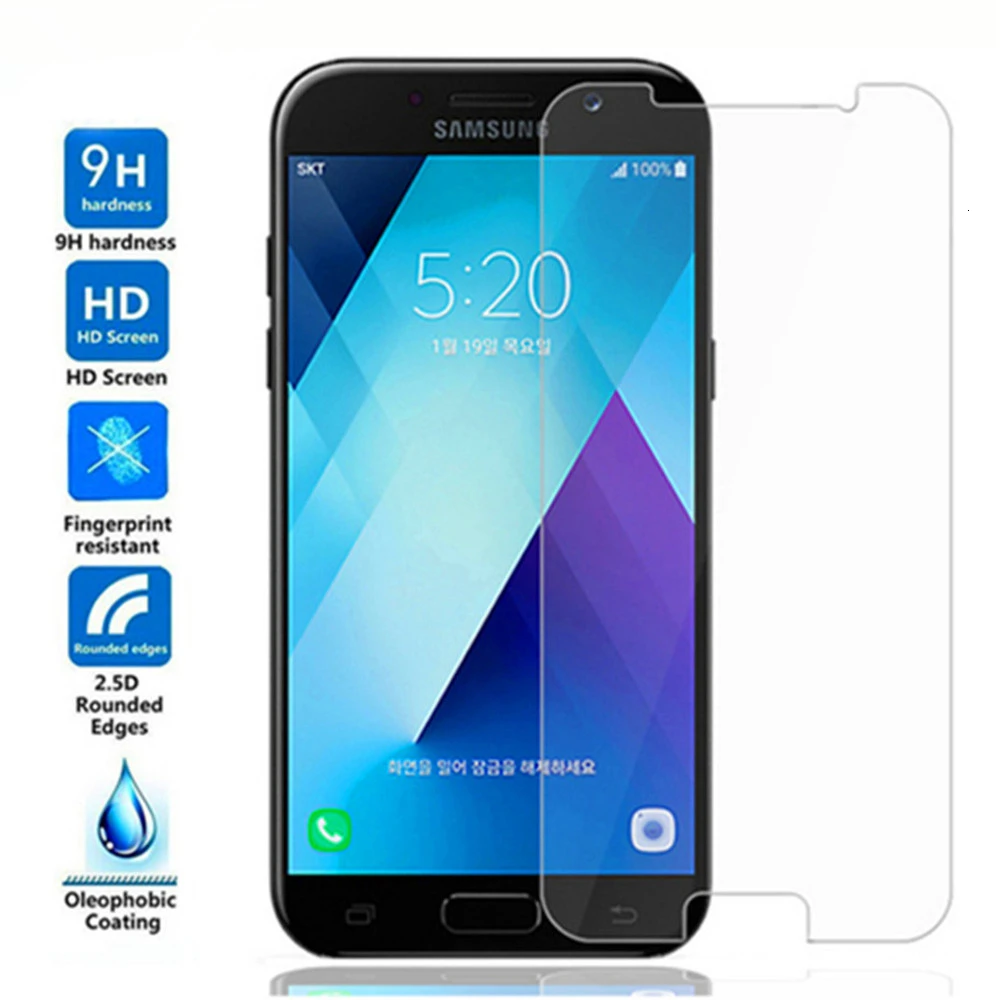 2.5D Закаленное стекло для samsung Galaxy J3 J5 2017 EU J7 US J310 J510 J2 Prime Защитная пленка экрана 100