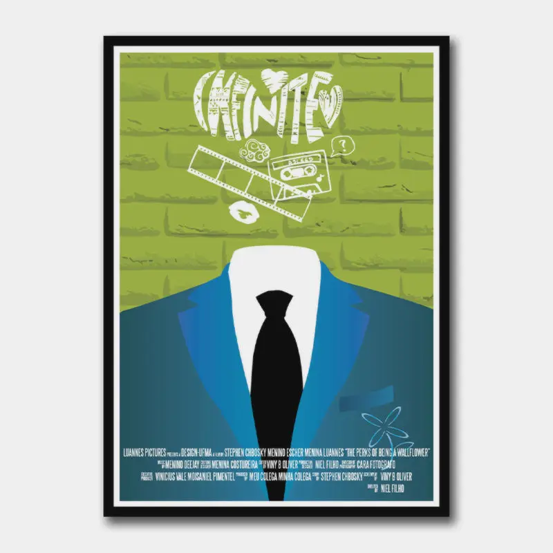 The Perks of Being a Wallflow classic film White Coated Paper Poster Cafe bar decorative painting Frameless