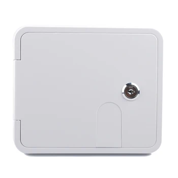 

White Gravity Water Hatch Inlet Integrated Water Tank RV Trailer Camper Universal Controllable Gravity Water Intake