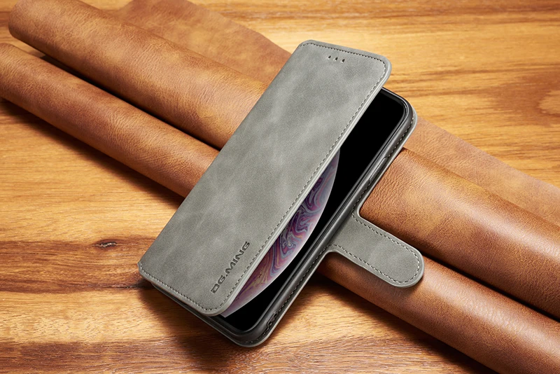 Для iphone XS Max XR X 6S 7 8 Plus роскошный винтажный кожаный чехол с откидной крышкой и слотом для карт кошелек чехол для iphone 11 Pro Max Coque сумка