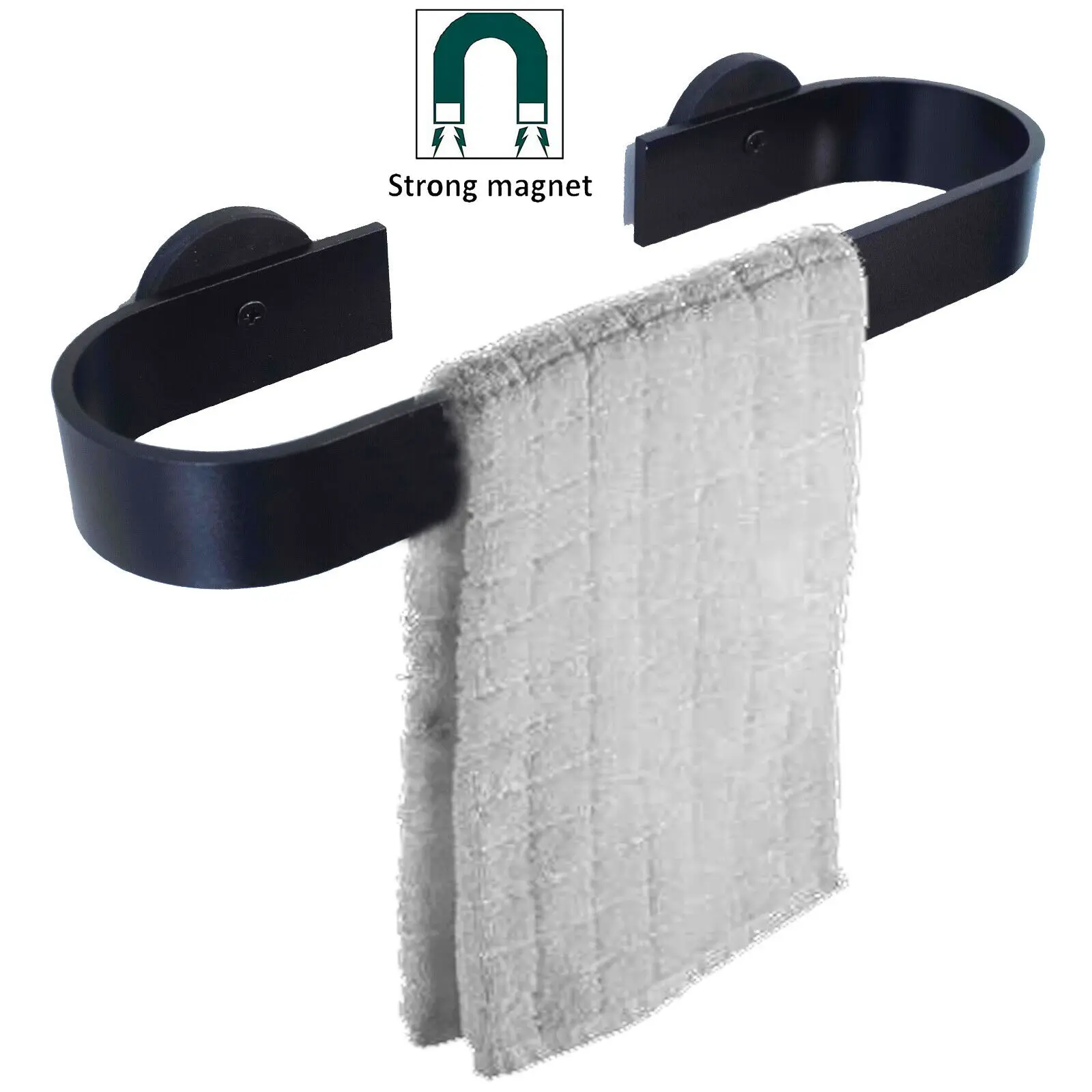 Towel Bar Holder Towel Rack Hook Hanger For Fridge,kitchen