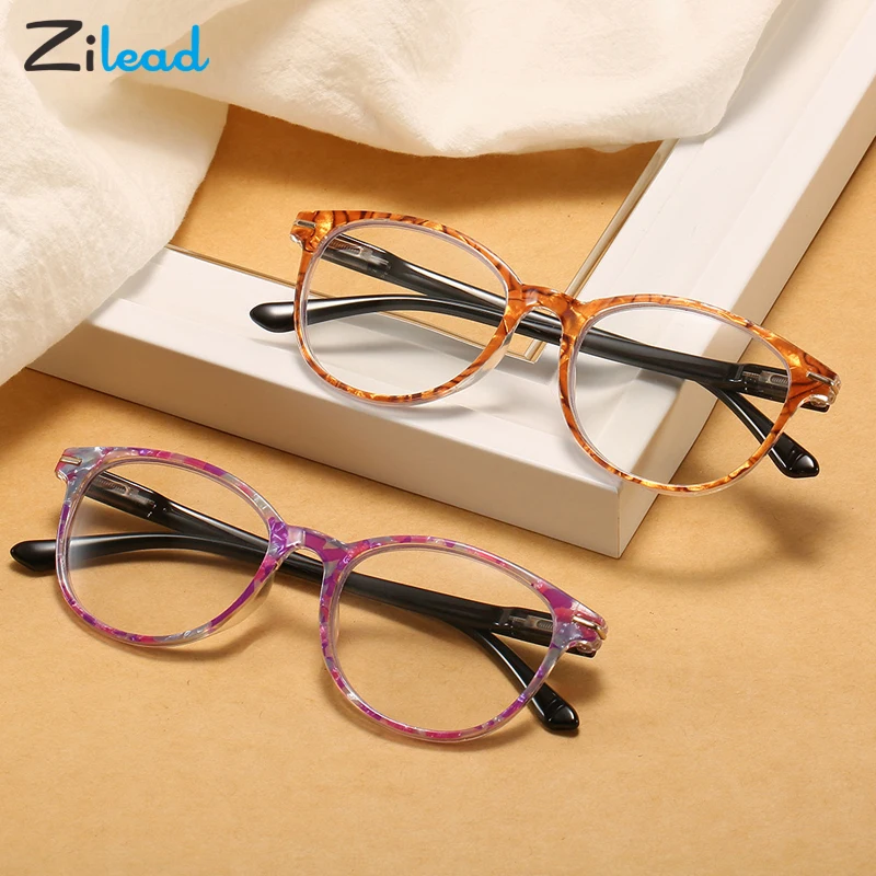 

Zilead New Anti Blue Light Eyewear Presbyopic Glasses Spring Eye Leg Clear Lens Comfortable Fashion For Unisex +1.0+1.5+2.0+4.0