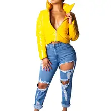 JRRY сексуальные теплые бархатные пальто из искусственной кожи, куртки, Хлопковые женские Куртки из искусственной кожи, пальто на молнии с отложным воротником размера плюс XXXL