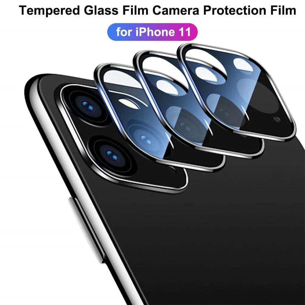 Для IPhone 11 Pro Max Защитная пленка для объектива задней камеры закаленное стекло
