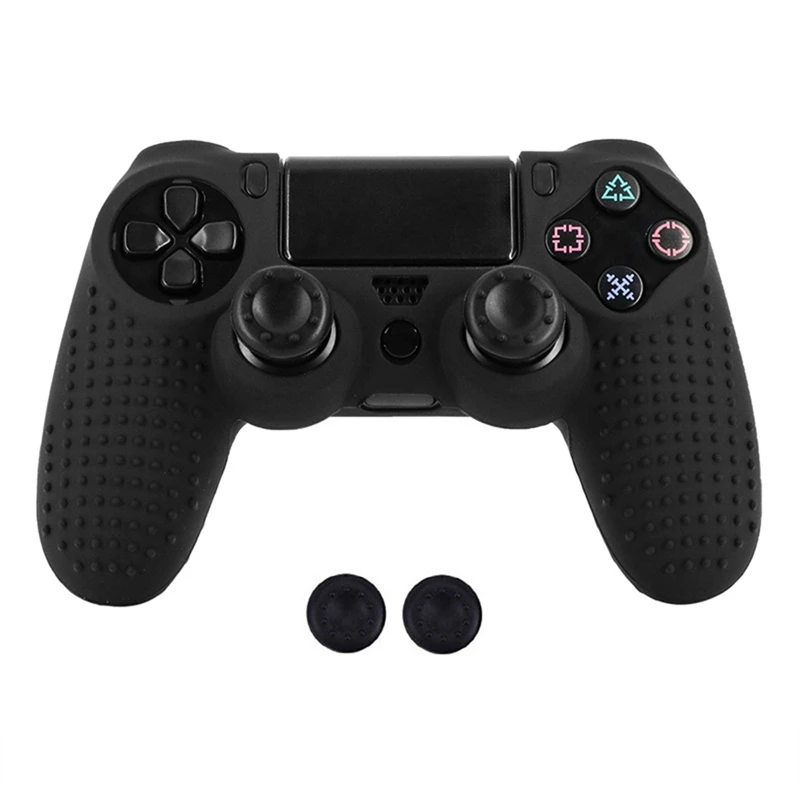8 цветов Противоскользящий силиконовый чехол для sony playstation Dualshock 4 PS4 DS4 Pro тонкий контроллер и ручка