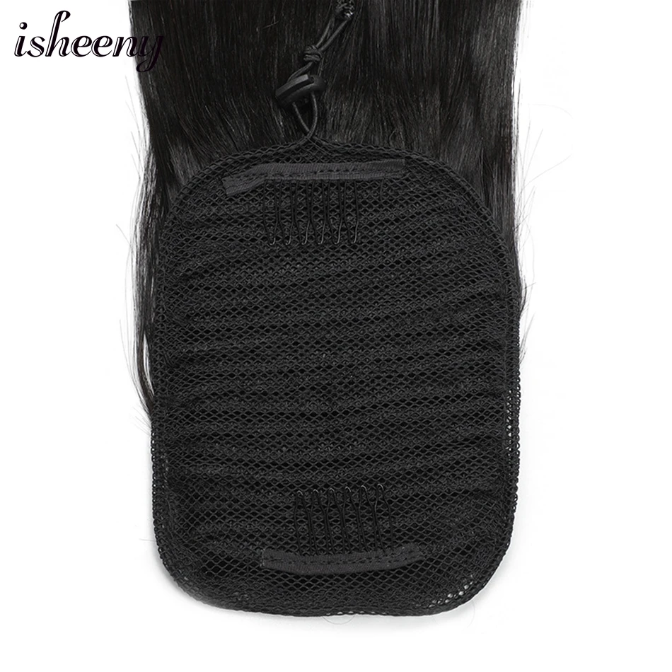 Isheeny Remy волосы для наращивания на заколках 8 шт./компл. бесшовные натуральные