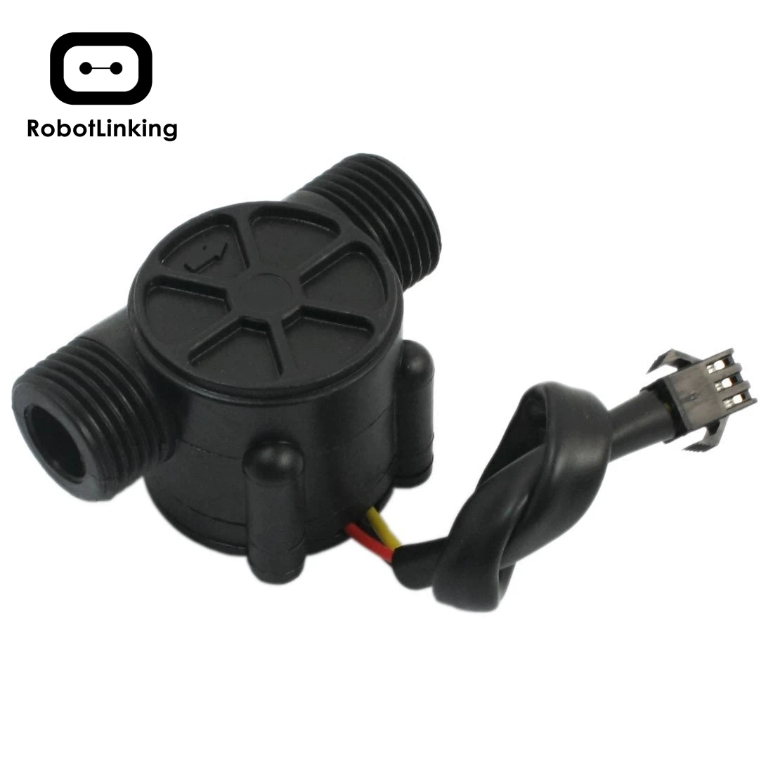 Датчик расхода воды (море) YF-S201 расходомер G1/2 1-30L/min черный | Электронные