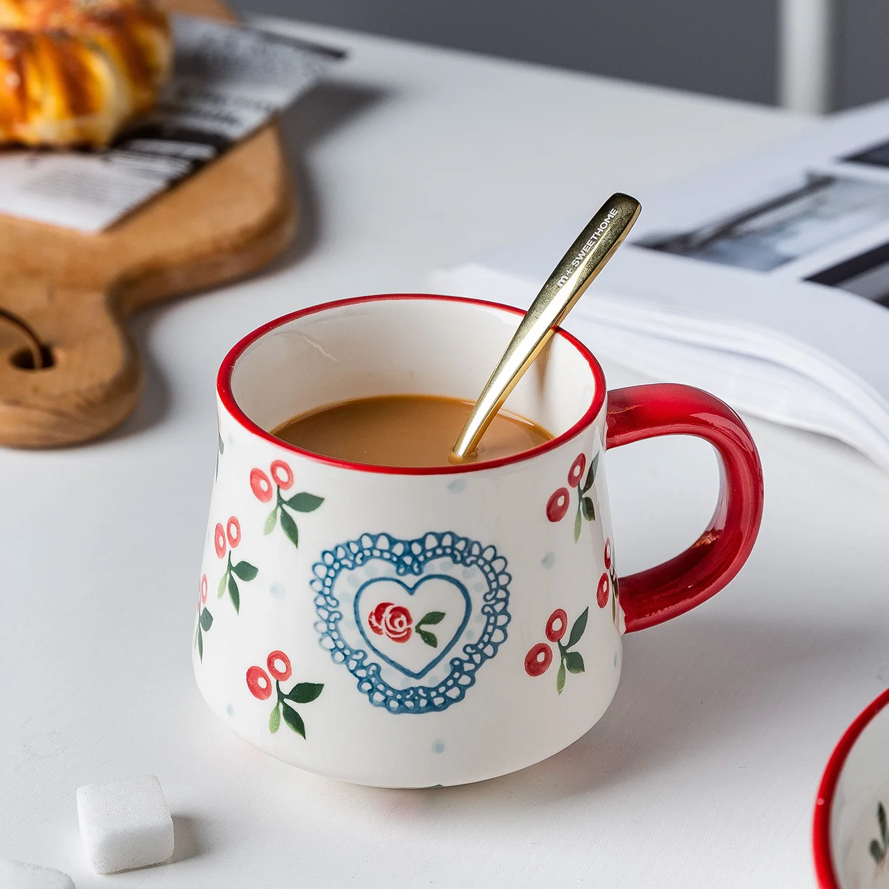Waliicorners Coffee Milk Breakfast Cup With Handle Ceramic Lovers Mugs Waliicorners Home Drinkware Tool 8 Ha66a37dc4f6e48ec8fc4b0c8acd9ac2e2