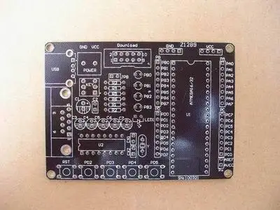 Начало работы+ улучшение Avr Atl 16/32 серия одночиповый микрокомпьютер обтекаемый Набор для обучения