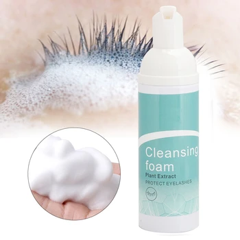 

Mild Eyelash Foam Cleanser Extension Grafting Eyelash Glue Cleaning Mousse Cosmetic Cleaning Foam Makeup Tool 70ml