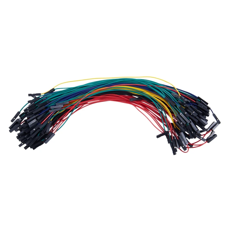 

100pcs 1p to 1p female to female jumper wire Dupont cable 20cm