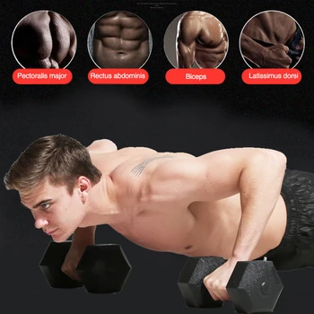 

Dumbbell Octagonal Dumbbell Outdoors Sports Strength Training Solid Barbell Single Black Gym Fitness Equipment Muscle