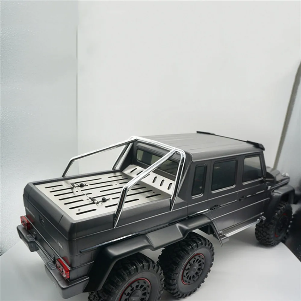 Крышка багажника из нержавеющей стали для TRAXXAS TRX-6 G63 6X6 RC Гусеничный автомобиль Запчасти Аксессуары