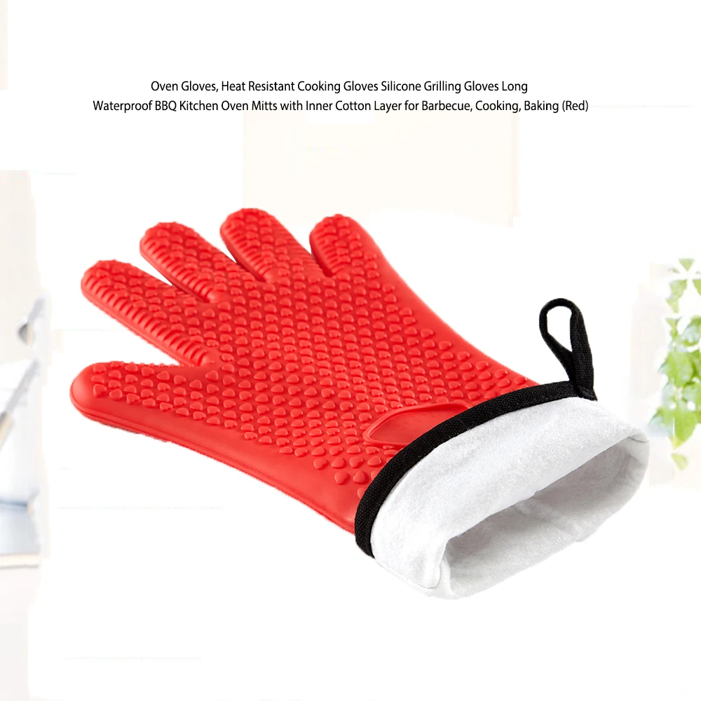 Кухонные перчатки для выпечки для барбекю перчатки для духовки термостойкие толстые Нескользящие силиконовые перчатки для сковорода держатель для духовки рукавицы