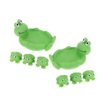 

2 Sets Lovely Safe Nontoxic Cute Frog Water Bath Toys Bathtub Water Toy