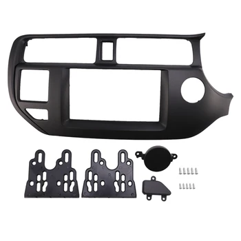 

Radio Fascia Facia DVD Panel Plate Stereo Installation Dash Kit for KIA K3 RIO, KIA Rio(UB), KIA Pride 2011-2015 ( Right Hand Dr