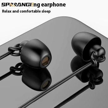 

Earphone Hifi Headset Noise-Cancel Sleeping Earbud Soft Silicone Headset TPE Wire No Ear Pressure Earbuds For Xiaomi Huawei