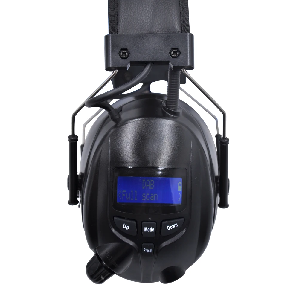 Protear НРР 25dB Защита слуха синий зуб AM/FM наушники для радиоуправления электронные Ухо защиты Bluetooth защитный наушник для головного телефона