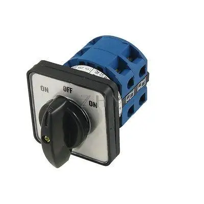 

Blue Black 8 Screw Terminals 3 Positions Control Universal Changeover Switch