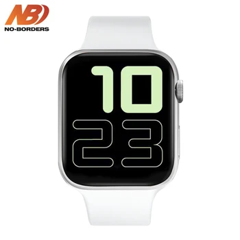 

NO-BORDERS IWO 11 GPS Bluetooth Smart Watch 1:1 i7 SmartWatch 44mm Case for IOS Android Heart Rate Blood Pressure IWO 10 12