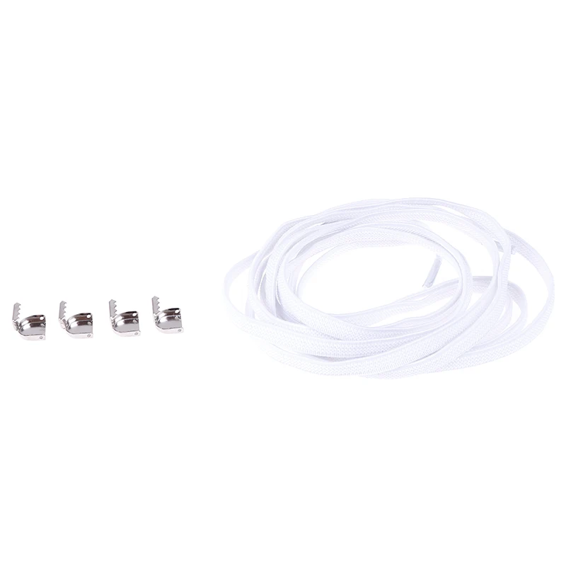 1Set Fashion Lazy No Tie Shoelaces Quick And Easy Sneakers Elastic Shoelace Shoes One-handed Shoe Laces for Women Men