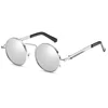 Retro Punk Spring Leg Round Sunglasses Men Polarized Metal Myopia Lens Prescription Sun Glasses Women 0 -0.5 -0.75 To -6.0 5
