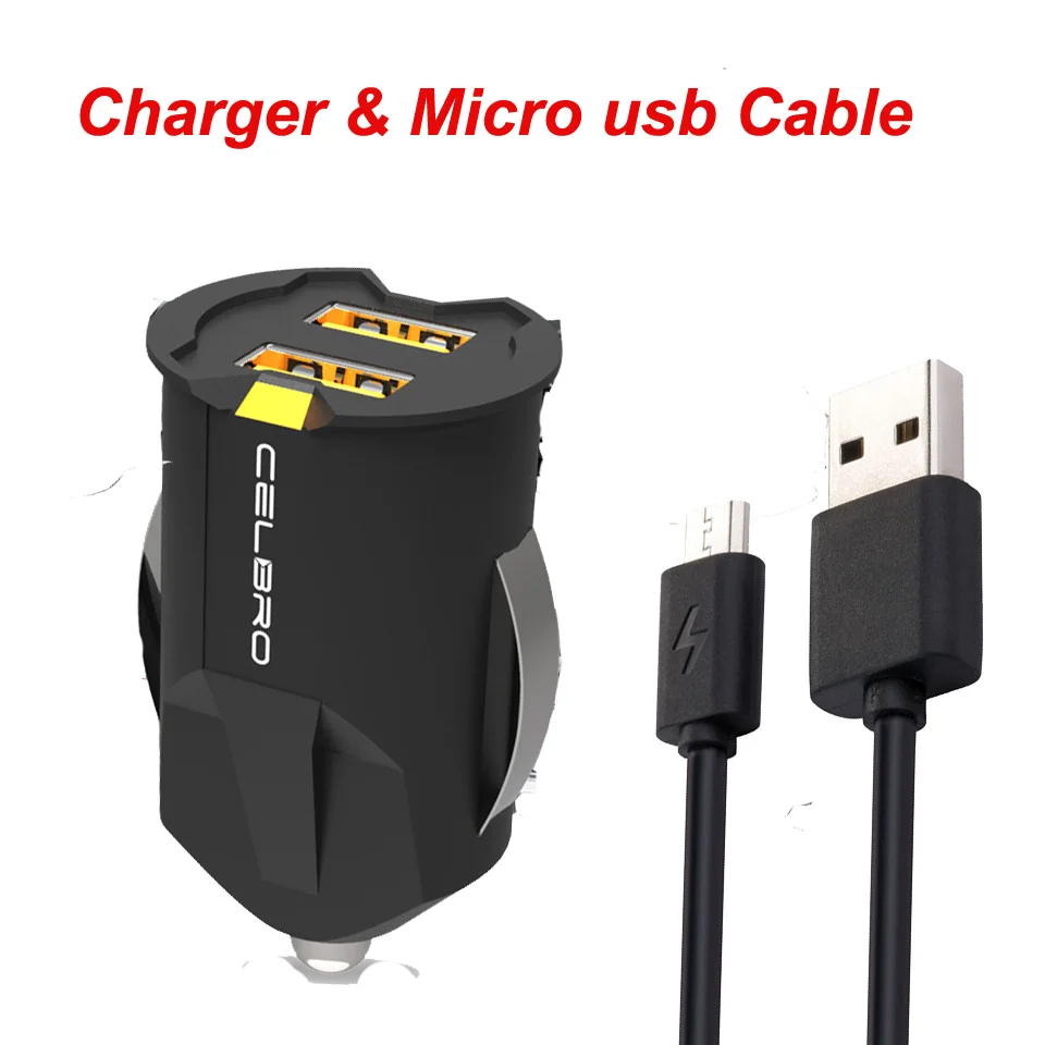 Скрытая mi ni двойной Переходник USB для зарядки в машине 2.1A для xiaomi mi 8 8se A2 redmi note 8 7 6 5 4X huawei p20 lite p9 honor 8x 9x 7c 7x - Тип штекера: with Micro Usb Cable
