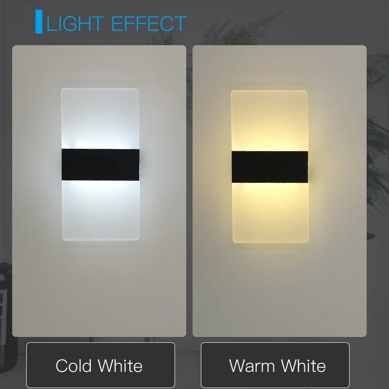  Bedside Light LED Wall Lamp Simple Night Light Living Room Balcony Aisle Wall Lamp Corridor Wall Sc - 4000086490956