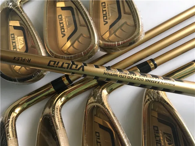 Katana Voltio G-Series Irons Katana Voltio Golf Irons Katana Golf Clubs 5-9PAS Graphite Shaft With Head Cover DHL Free Shipping