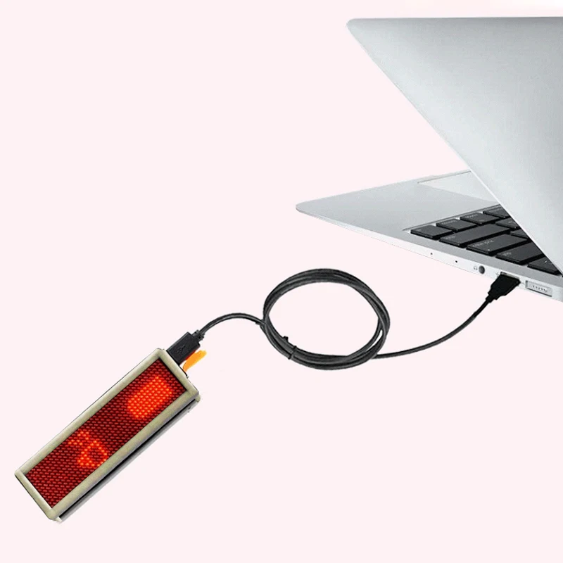 Bicycle Taillights Usb Charging Led Bicycle Taillights Electronic Display Taillights Advertising Screen Lights Night Riding Equi