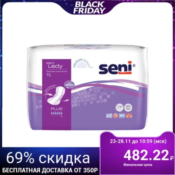 

Seni Lady Plus urological pads, 15 pcs 3746271