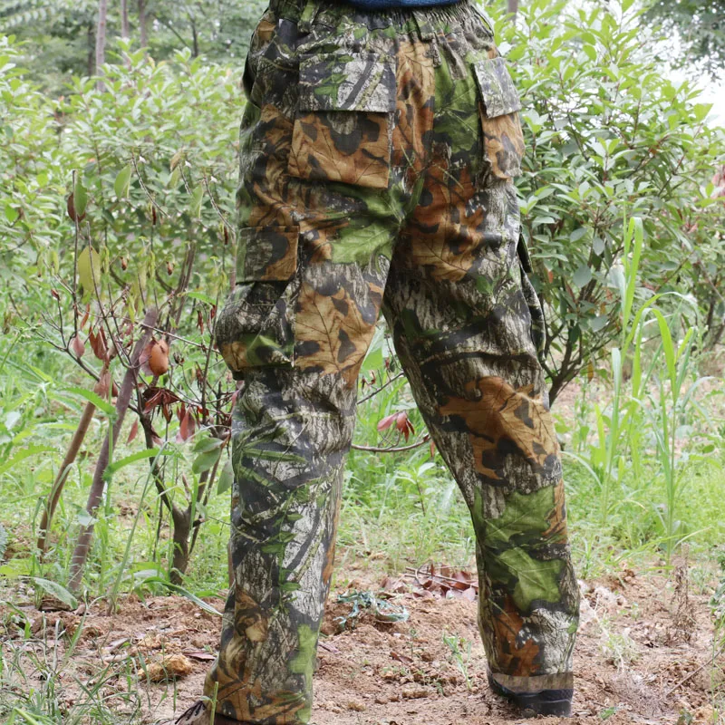 Military Tactical Pants Bionic Wargame Ghillie Suit Long Trousers Men's Outdoor Airsoft Army Camouflage Fishing Hunting Clothes