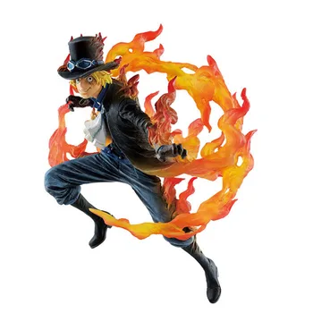 

6" Anime One Piece Revolutionary Army Fists Of Fire VR Sabo Dragon Claws Original Version PVC Action Figure Toy BOX 17CM X1040