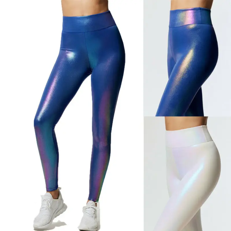 Модная одежда с высокой талией, для фитнеса женские леггинсы тренировка спортивный пуш-ап брюки однотонные брюки для бега Для женщин леггинсы