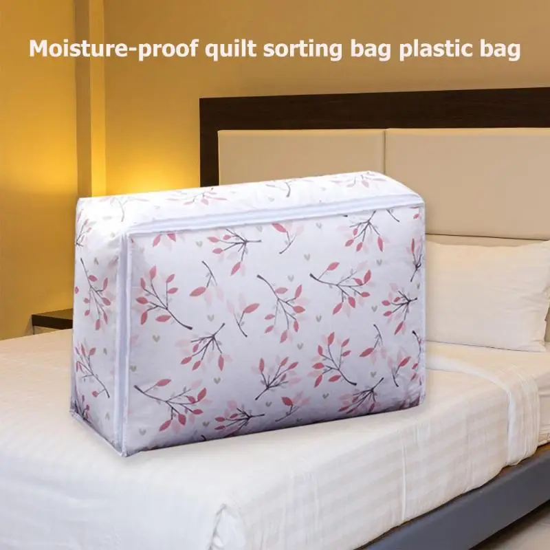 

Durable Washable Quilts Storage Bags Effective Dustproof Moistureproof Easy to Use Clothes Blanket Organizer Pouches