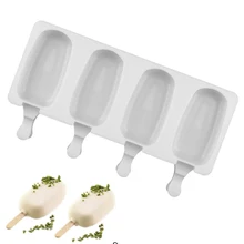 Домашняя Пищевая силиконовая формы для мороженого Формочки Для Мороженого на палочке замораживание самодельный Лед Крем форма для дома эскимо с палочки для сладостей