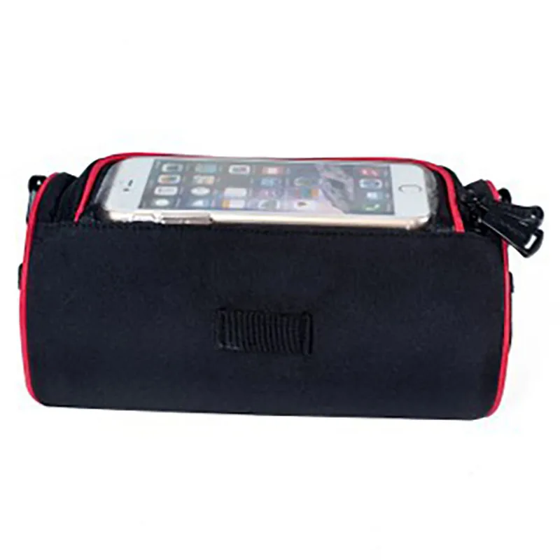 Bicycle Bag Waterproof Front Bike Cycling Bag Bicycle Top Tube Handlebar Bag 6.0 Inch Mobile Phone Holder Cycling Accessories