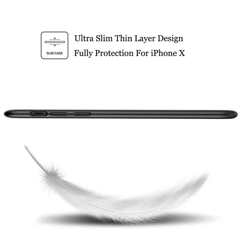 Жесткий чехол из поликарбоната для телефона iPhone 11 Pro X XS Max XR 8 7 6 6S Plus Ультратонкий