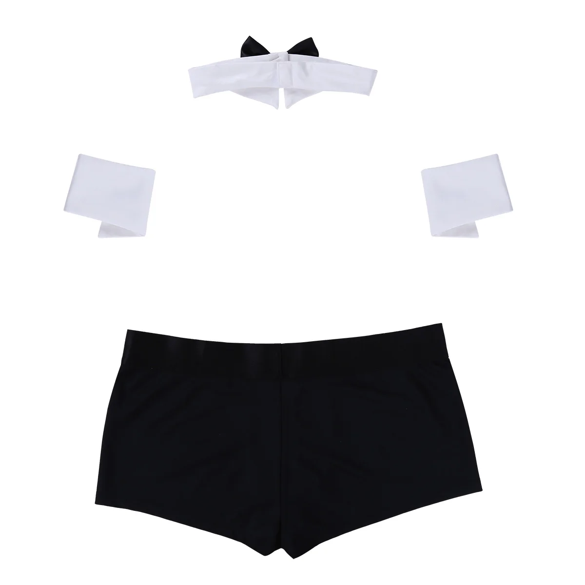 Feeshow Mens Waiter Tuxedo Cosplay Costume Sexy Homme Servant Lingerie Role Playing Uniform Outfits Maid Men Sleepwear Nightwear
