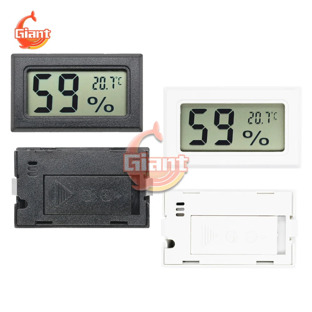 

Indoor Mini LCD Digital Thermometer Hygrometer Convenient Temperature Sensor Humidity Meter Gauge Instruments for Home Aquarium